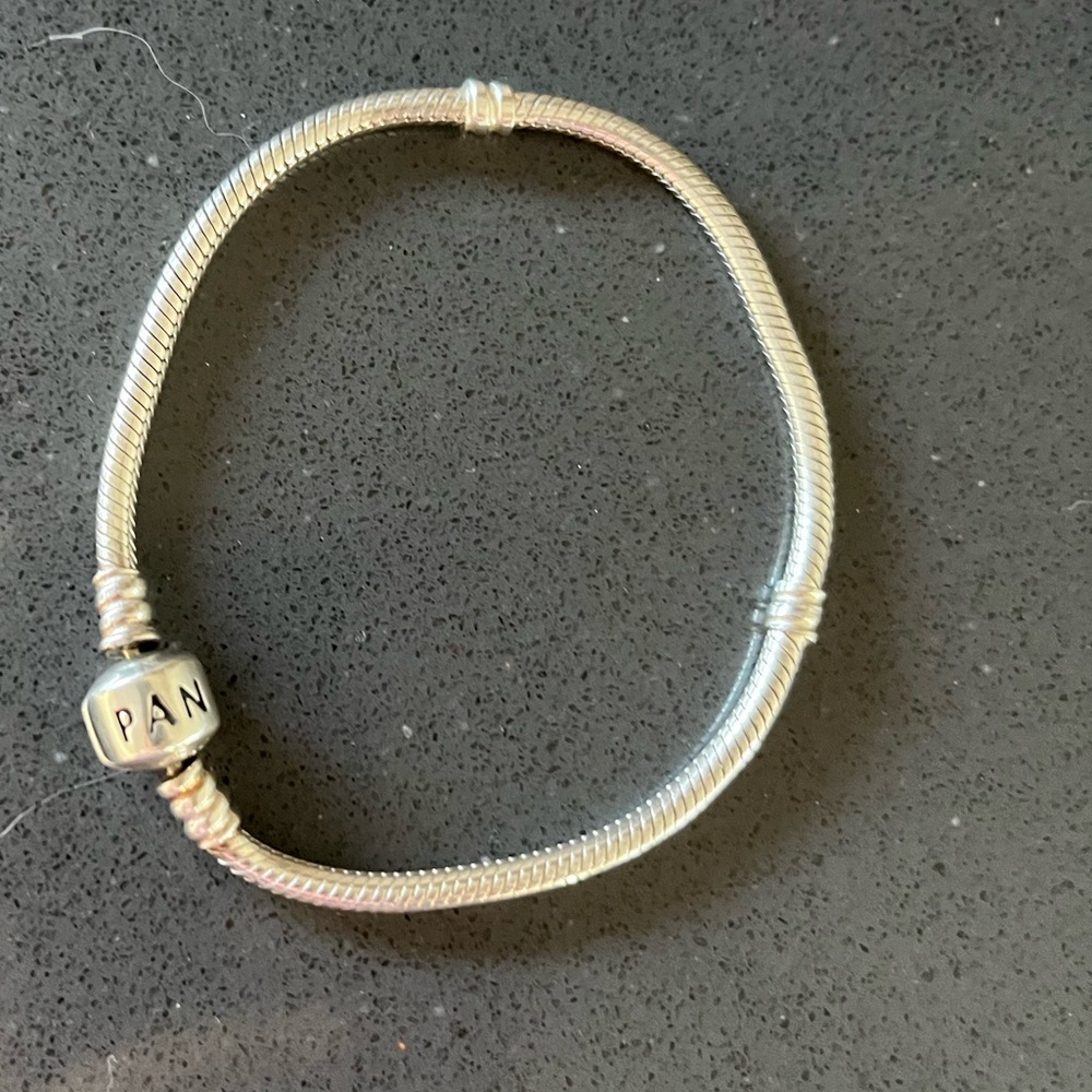 Authentic Sterling Silver Pandora Bracelet size 7.5
